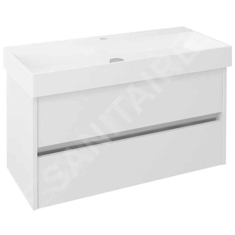 Sapho Nirona - Meuble-vasque, 950x515x430 mm, blanc NR100-3030 Sapho Nirona - Meuble-vasque, 950x515x430 mm, blanc NR100-3030