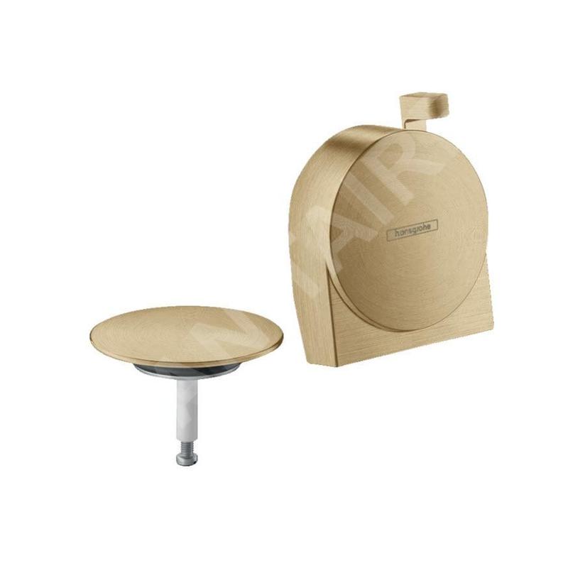 Hansgrohe Exafill S - Set de finition pour bec de baignoire, bronze brossé 58117140