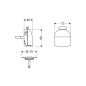 Hansgrohe Exafill - Set de finition pour baignoire, chrome 58127000 Hansgrohe Exafill - Set de finition pour baignoire, chrome 58127000