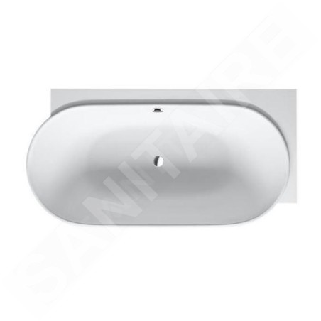 Duravit Luv - Baignoire 1850x950 mm, droite, DuraSolid, blanc 700432000000000
