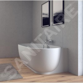 Duravit Luv - Baignoire îlot, 1800x950 mm, DuraSolid, blanc 700433000000000