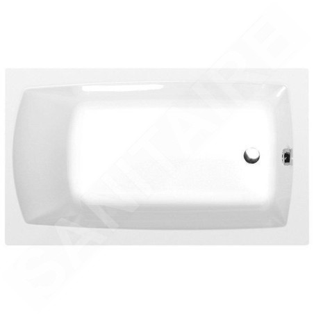 Polysan Baignoires - Baignoire rectangulaire Lily, 1200 x 700 x 390 mm, blanc 25111