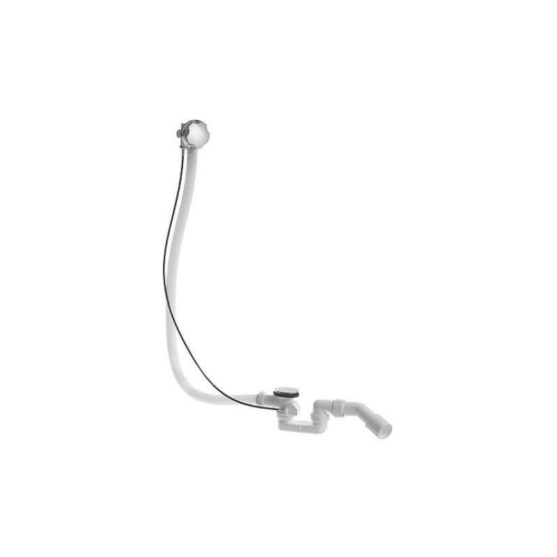 Duravit Accessoires - Garniture de vidage et de trop-plein avec bowden 1000 mm, chrome 790226000001000