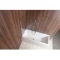 Aqualine Vilma - Pare-baignoire 600x1400 mm, chrome/verre clair AQ6014 Aqualine Vilma - Pare-baignoire 600x1400 mm, chrome/verre clair AQ6014