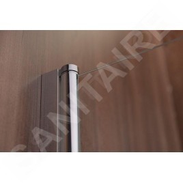 Aqualine Vilma - Pare-baignoire 600x1400 mm, chrome/verre clair AQ6014
