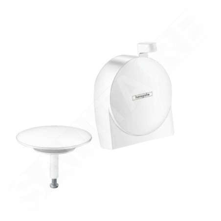 Hansgrohe Exafill S - Set de finiton de garniture de vidage pour baignoire, blanc mat 58117700