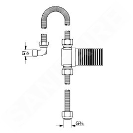 Grohe Talentofill - Set de raccordement 28995000