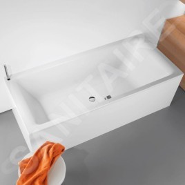 Kaldewei Ambiente - Baignoire rectangulaire Puro Duo 664, 1800x800 mm, blanc 266400010001