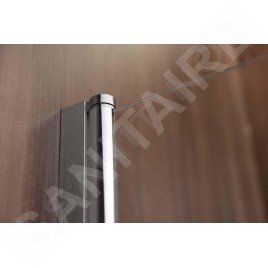 Aqualine Vilma - Paroi de séparation 600x1400 mm, gauche, verre BRICK AQ6018L