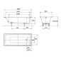 Kaldewei Ambiente - Baignoire Puro 653, 1800x800 mm, effet perl, blanc 256300013001 Kaldewei Ambiente - Baignoire Puro 653, 1800x800 mm, effet perl, blanc 256300013001