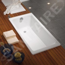 Kaldewei Ambiente - Baignoire Puro 696, 1900x900 mm, antidérapante sur toute la largeur, effet Perl, blanc 259634013001