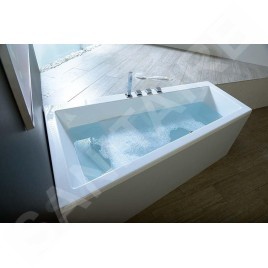 Polysan Baignoires - Baignoire asymétrique Andra L, 1700 x 900 x 450 mm, blanc 81111