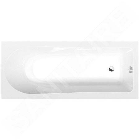 Polysan Baignoires - Baignoire rectangulaire LISA 1700 x 700 x 470 mm, blanc 87111