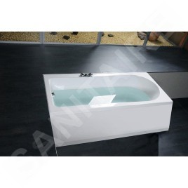 Polysan Baignoires - Baignoire rectangulaire LISA 1700 x 700 x 470 mm, blanc 87111