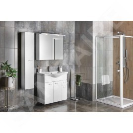 Aqualine Keramia Fresh - Meuble lavabo 752x740x347 mm, blanc 50082A