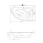 Aqualine Baignoires - Baignoire Orava 1500x900x380 mm, droite, blanche G1591 Aqualine Baignoires - Baignoire Orava 1500x900x380 mm, droite, blanche G1591