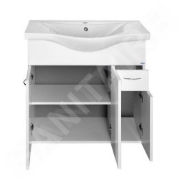 Aqualine Keramia Fresh - Meuble lavabo 752x740x347 mm, blanc 50082A
