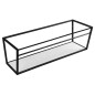 Sapho Ska - Support pour lavabo avec étagère, 1200 mm, noir mat SKA104 Sapho Ska - Support pour lavabo avec étagère, 1200 mm, noir mat SKA104