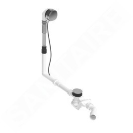 Duravit Accessoires - Garniture de vidage et remplissage par le trop-plein, câble bowden, longueur 850mm, chrome 792207000001000