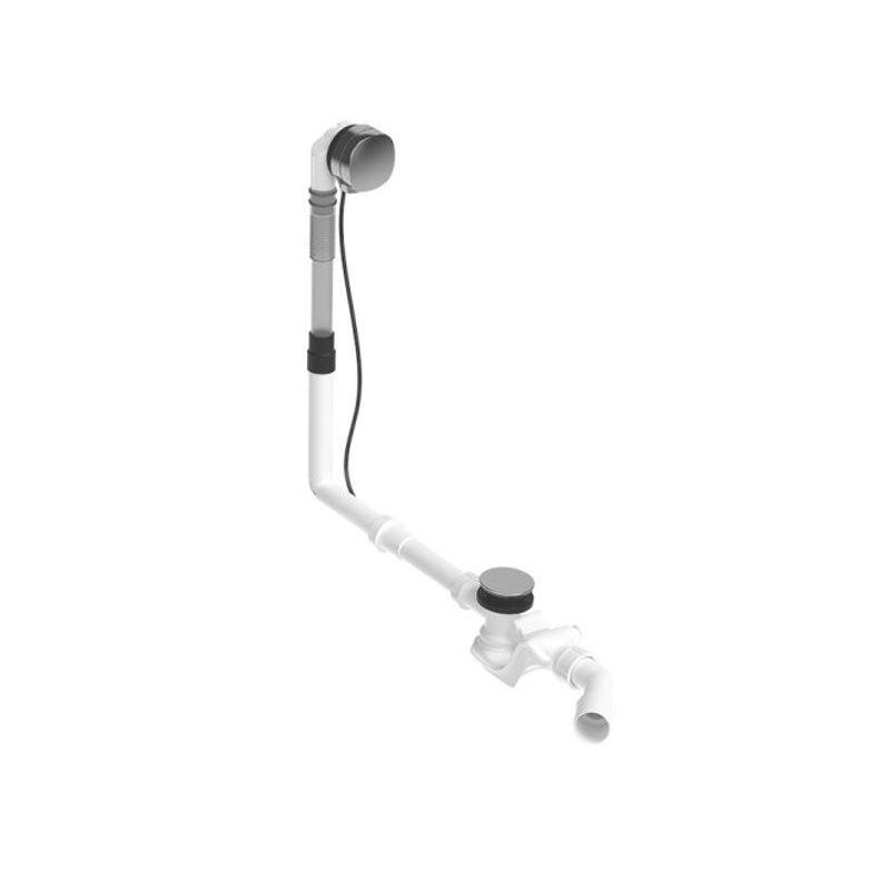 Duravit Accessoires - Garniture de vidage et remplissage par le trop-plein, câble bowden, longueur 850mm, chrome 792207000001000