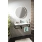 Sapho Ska - Support pour lavabo, 600 mm, noir mat SKA201 Sapho Ska - Support pour lavabo, 600 mm, noir mat SKA201