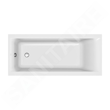 kielle Arkas I - Baignoire rectangulaire 170x75 cm, blanc 11111431