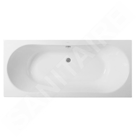 kielle Gaia - Baignoire rectangulaire 169x75 cm, blanc 11115430