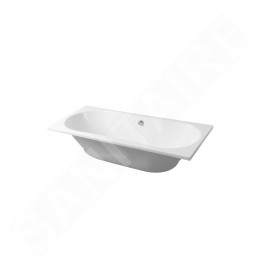 kielle Gaia - Baignoire rectangulaire 169x75 cm, blanc 11115430