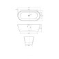 kielle Idolio - Baignoire îlot 170x75 cm, blanc 11324430 kielle Idolio - Baignoire îlot 170x75 cm, blanc 11324430