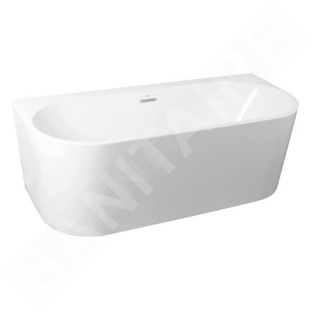 kielle Idolio - Baignoire îlot murale 170x75 cm, blanc 11324431