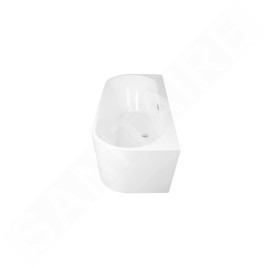 kielle Idolio - Baignoire îlot murale 170x75 cm, blanc 11324431