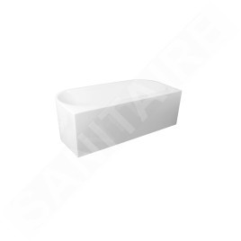 kielle Idolio - Baignoire îlot murale 170x75 cm, blanc 11324431