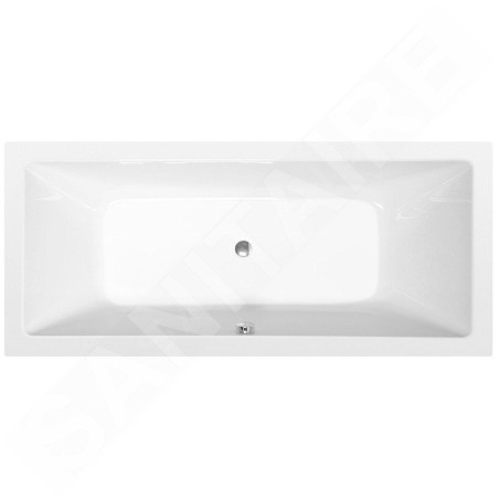 Polysan Baignoires - Baignoire rectangulaire KRYSTA, 1800x700x390 mm, blanc 72906