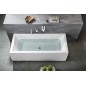 Polysan Baignoires - Baignoire rectangulaire KRYSTA, 1800x700x390 mm, blanc 72906