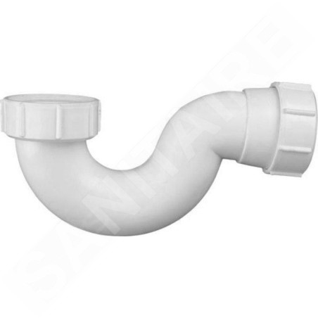 Sapho Siphons - Siphon 1 1/2 ", avec écrou-raccord WJ607
