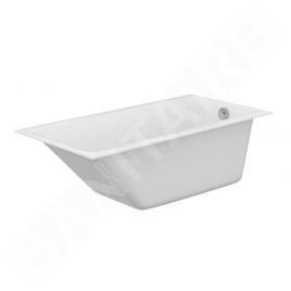 Cersanit Crea - Baignoire 150 x 75 cm, pieds inclus, blanc S301-233