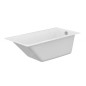 Cersanit Crea - Baignoire 150 x 75 cm, pieds inclus, blanc S301-233 Cersanit Crea - Baignoire 150 x 75 cm, pieds inclus, blanc S301-233