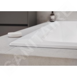 Cersanit Crea - Baignoire 150 x 75 cm, pieds inclus, blanc S301-233