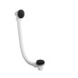 Polysan Garnitures de vidage - Garniture de vidage et de trop-plein Click-Clack, longueur 900 mm, noir mat 71679B