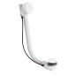 Polysan Accessoires - Garniture de vidage et de trop-plein Pagoda pour baignoire, longueur 675 mm, bowden, blanc 11041W