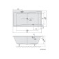 Polysan Baignoires - Baignoire Quest 1800x1000x490 mm, blanche 78511