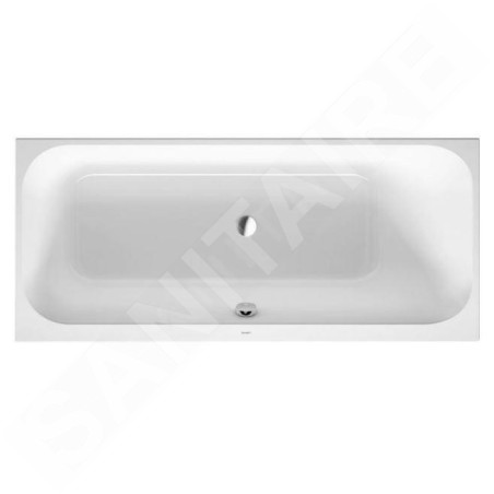 Duravit Happy D.2 - Baignoire 1700x700 mm, droite, blanc 700311000000000