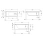 Duravit Starck - Baignoire 1700x800 mm, blanc 700336000000000 Duravit Starck - Baignoire 1700x800 mm, blanc 700336000000000