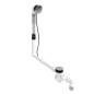 Duravit Accessoires - Garniture de vidage et de trop-plein pour baignoire, bowden, chrome 792206000001000