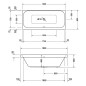Duravit Happy D.2 - Baignoire 1800x800 mm, blanc 700314000000000 Duravit Happy D.2 - Baignoire 1800x800 mm, blanc 700314000000000
