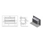 Sapho Composition - Meuble-vasque, 986x500x413 mm, blanc LA101 Sapho Composition - Meuble-vasque, 986x500x413 mm, blanc LA101