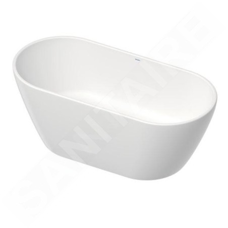 Duravit D-Neo - Baignoire îlot, 1600x750 mm, DuraSolid, ClickClack, blanc 700486000000000