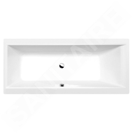Polysan Baignoires - Baignoire rectangulaire CLEO, 1600 x 700 x 480 mm, blanc 73611