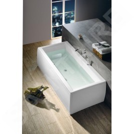Polysan Baignoires - Baignoire rectangulaire CLEO, 1600 x 700 x 480 mm, blanc 73611