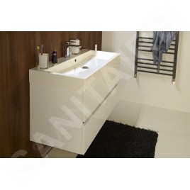 Sapho Composition - Meuble-vasque, 986x500x413 mm, blanc LA101